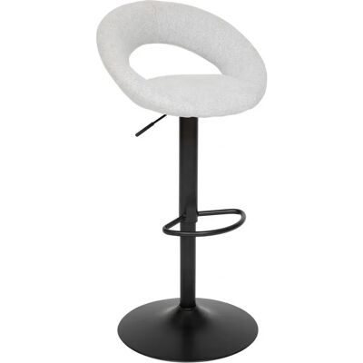 Silla de bar ajustable Sasha gris claro - Atmosphera Silla de bar ajustable Sasha gris claro - Atmosphera