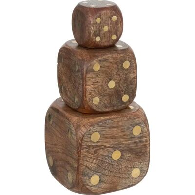 Atmosphera Mango Caramel 3 Dice Decor - Decorative Dice Set Atmosphera Mango Caramel 3 Dice Decor - Decorative Dice Set