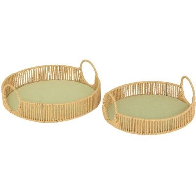 Assiettes et Plateaux Beige Atmosphera - Assiettes et Plateaux - Publicité Assiettes et Plateaux Beige Atmosphera - Assiettes et Plateaux - Publicité