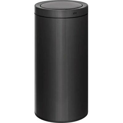 Černý kovový odpadkový koš Delta 40L - 5FIVE Černý kovový odpadkový koš Delta 40L - 5FIVE