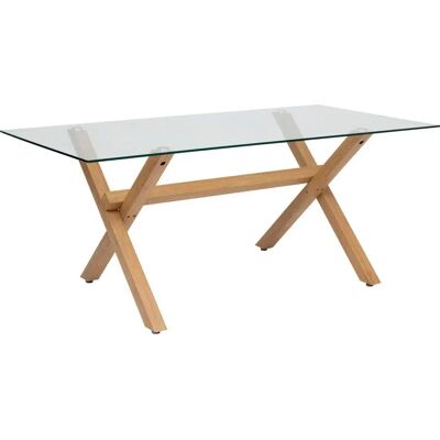 Mesa de comedor marrón Jorel Atmosphera Mesa de comedor marrón Jorel Atmosphera
