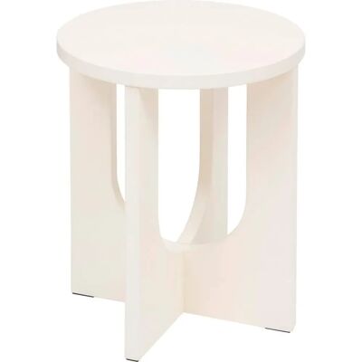 Mesa auxiliar Beige Bloom Atmosphera - Mesa de apoyo Mesa auxiliar Beige Bloom Atmosphera - Mesa de apoyo