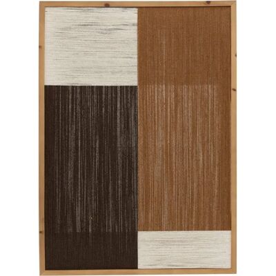 Décoration Murale Tissia Atmosphera - 50x70cm Noir Décoration Murale Tissia Atmosphera - 50x70cm Noir
