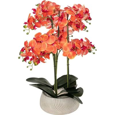 Atmosphera Créateur D'intérieur - Orangen Künstliche Orchidee - 65cm Atmosphera Créateur D'intérieur - Orangen Künstliche Orchidee - 65cm