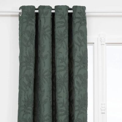 Rideau Atmosphera - Vert Céladon, coton tufted 135x260cm - Publicité Rideau Atmosphera - Vert Céladon, coton tufted 135x260cm - Publicité