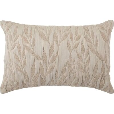 Coussin Jacquard Atmosphera Beige Lin 58x38cm - Coussin - Publicité Coussin Jacquard Atmosphera Beige Lin 58x38cm - Coussin - Publicité