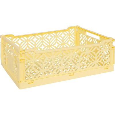 Boîte de rangement Atmosphera Arry - Pliable, 40x30x15cm, Jaune - Publicité Boîte de rangement Atmosphera Arry - Pliable, 40x30x15cm, Jaune - Publicité
