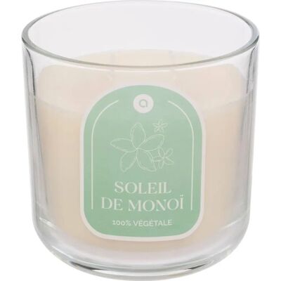 Atmosphera Monoï Candle - Candles with Amber Scent & Reusable Glass Atmosphera Monoï Candle - Candles with Amber Scent & Reusable Glass
