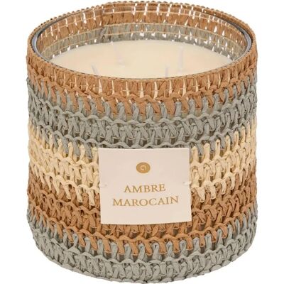 Bougie Zaya Ambre Atmosphera - 1400g - Jusqu'à 85h de combustion - Publicité Bougie Zaya Ambre Atmosphera - 1400g - Jusqu'à 85h de combustion - Publicité