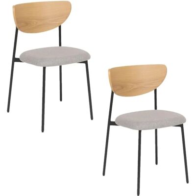 Chaise de bureau Atmosphera Jaisa - Chêne clair, Gris - Publicité Chaise de bureau Atmosphera Jaisa - Chêne clair, Gris - Publicité