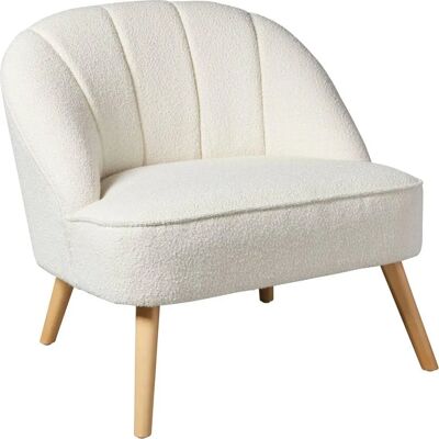 Sillón Naova Atmosphera - Resistente al agua, Beige, Patas de pino Sillón Naova Atmosphera - Resistente al agua, Beige, Patas de pino