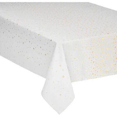 FÉÉRIC LIGHTS AND CHRISTMAS Mantel de Estrellas - 140x360 cm - Ecru / Oro FÉÉRIC LIGHTS AND CHRISTMAS Mantel de Estrellas - 140x360 cm - Ecru / Oro