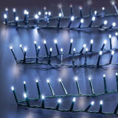 Feeric Lights & Christmas - Stringa luminosa esterna 1000 LED 25m - Bianco freddo blu Feeric Lights & Christmas - Stringa luminosa esterna 1000 LED 25m - Bianco freddo blu