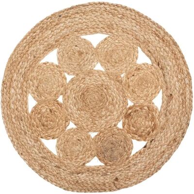 Atmosphera Jute Tischset - 38cm - Braun - Schutz & Dekoration Atmosphera Jute Tischset - 38cm - Braun - Schutz & Dekoration