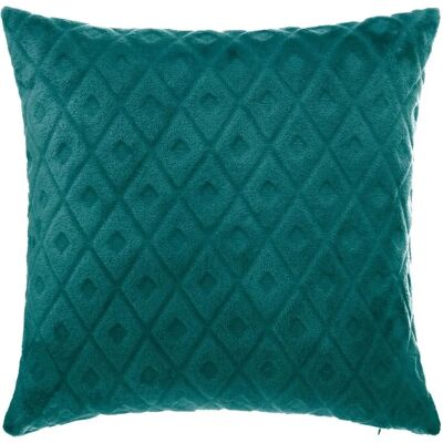 Coussin Atmosphera Bleu et Gris - Motif Losanges - 40x40 cm - Coussin - Publicité Coussin Atmosphera Bleu et Gris - Motif Losanges - 40x40 cm - Coussin - Publicité