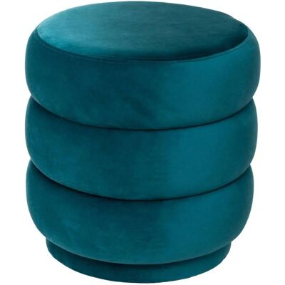 Pouf en Velours Sinan d'Atmosphera - Siège Rond Compact - Publicité Pouf en Velours Sinan d'Atmosphera - Siège Rond Compact - Publicité