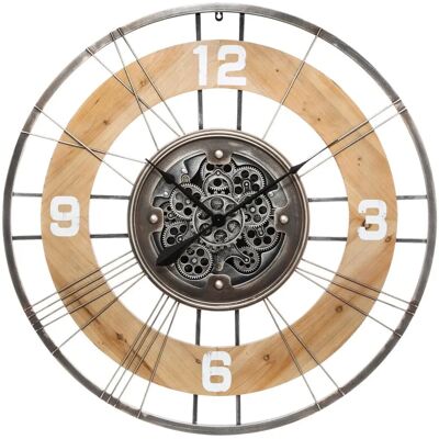 Atmosphera Lana Wanduhr - 90cm, Industrielles Metalldesign Atmosphera Lana Wanduhr - 90cm, Industrielles Metalldesign
