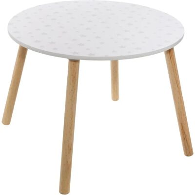 Atmosphera Barnbord - Vit med Stjärnor - 60cm Atmosphera Barnbord - Vit med Stjärnor - 60cm