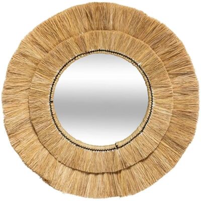Specchio da Parete Atmosphera - Raphia, Beige - 57cm Specchio da Parete Atmosphera - Raphia, Beige - 57cm