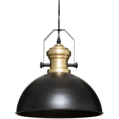 Suspension en Métal Noire Atmosphera - 30,5cm - Style Industriel Moderne - Publicité Suspension en Métal Noire Atmosphera - 30,5cm - Style Industriel Moderne - Publicité
