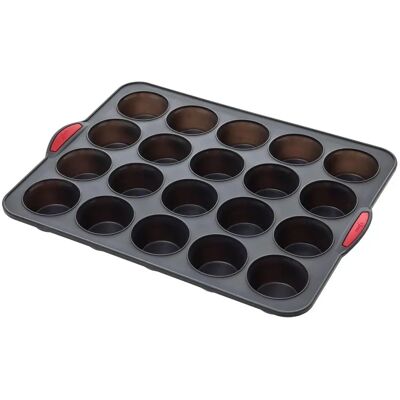 FIVE Silikon Muffinform-Set - Rot und Schwarz - Backzubehör FIVE Silikon Muffinform-Set - Rot und Schwarz - Backzubehör