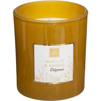 Bougie parfumée Atmosphera Mael Vanille Ambre - 40H - Bougie - Publicité Bougie parfumée Atmosphera Mael Vanille Ambre - 40H - Bougie - Publicité