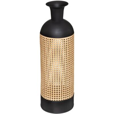 Vase en métal Atmosphera Arbela - 61cm - Noir - Publicité Vase en métal Atmosphera Arbela - 61cm - Noir - Publicité