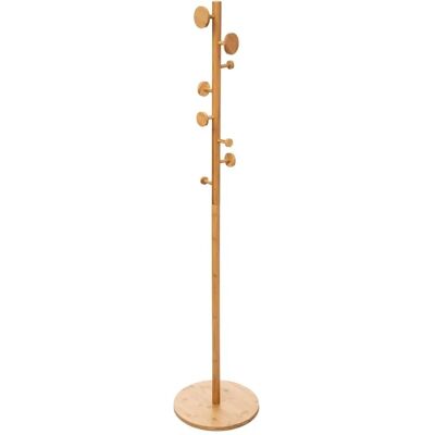Atmosphera Bambus Tøjstativ - 8 kroge - 175cm Højde Atmosphera Bambus Tøjstativ - 8 kroge - 175cm Højde