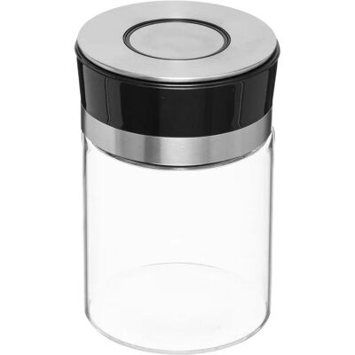 5FIVE Barattolo in vetro - 1L, chiusura push ermetica - Conservazione alimenti 5FIVE Barattolo in vetro - 1L, chiusura push ermetica - Conservazione alimenti