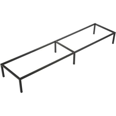 Pieds d'étagère métal 134x29cm Noir - Support pour Kali Pieds d'étagère métal 134x29cm Noir - Support pour Kali