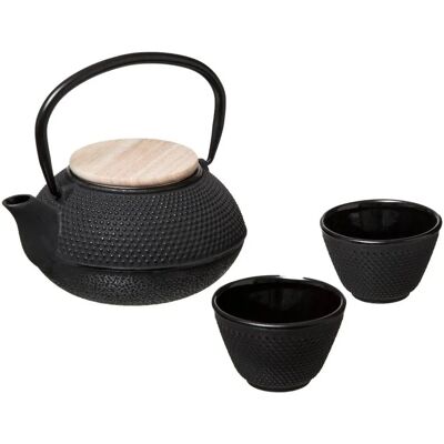Secret de Gourmet Cast Iron Teapot with Cups - 800ml Secret de Gourmet Cast Iron Teapot with Cups - 800ml
