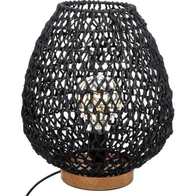 Lampe de bureau noire ETEL d'Atmosphera - Vintage 40W - Publicité Lampe de bureau noire ETEL d'Atmosphera - Vintage 40W - Publicité