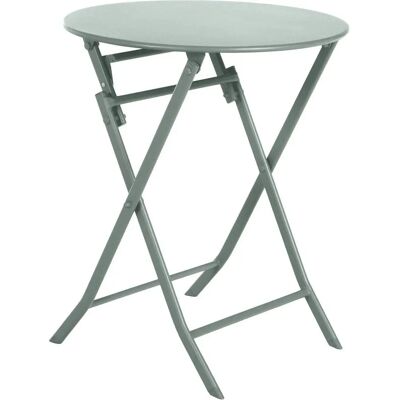 Hespéride Greensboro Faltbarer Runder Gartentisch - Olivgrün - 2 Sitze Hespéride Greensboro Faltbarer Runder Gartentisch - Olivgrün - 2 Sitze