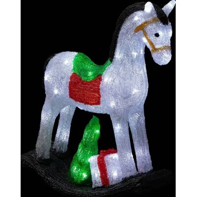 Caballo exterior con luces de Feeric Lights & Christmas - 70 LED - 50cm Caballo exterior con luces de Feeric Lights & Christmas - 70 LED - 50cm