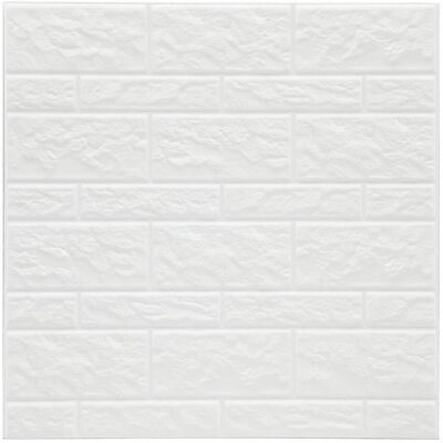 Stickers Muraux Atmosphera - Relief Blanc 2 Unités (30 x 30 cm) - Publicité Stickers Muraux Atmosphera - Relief Blanc 2 Unités (30 x 30 cm) - Publicité