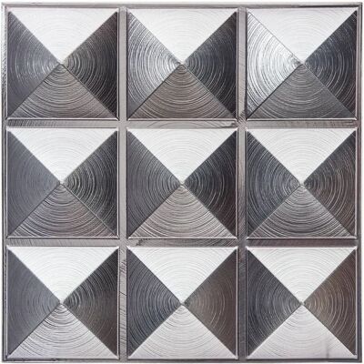 ATMOSPHERA Modèle 9cx6 Autocollant de Carreau - Argent - Décoration Murale - Publicité ATMOSPHERA Modèle 9cx6 Autocollant de Carreau - Argent - Décoration Murale - Publicité