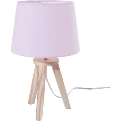 Różowa lampa stołowa z trójnożem Atmosphera - Pokój dziecięcy Różowa lampa stołowa z trójnożem Atmosphera - Pokój dziecięcy