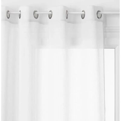 Atmosphera 146273Z white sheer georgette curtain - curtain/drapery Atmosphera 146273Z white sheer georgette curtain - curtain/drapery