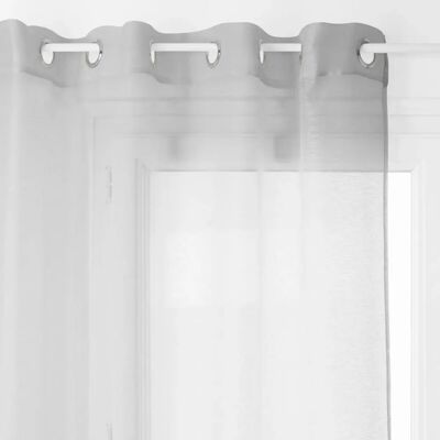 Rideau Atmosphera Moly Gris Velouté 135x240cm - Voilage - Publicité Rideau Atmosphera Moly Gris Velouté 135x240cm - Voilage - Publicité