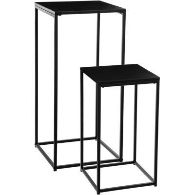 Tables en métal Atmosphera - Ensemble de 2, Design Moderne - Publicité Tables en métal Atmosphera - Ensemble de 2, Design Moderne - Publicité