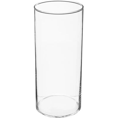 Atmosphera 114845 Vase Cylindrique Transparent - Idéal pour Longs Fleurs - Publicité Atmosphera 114845 Vase Cylindrique Transparent - Idéal pour Longs Fleurs - Publicité