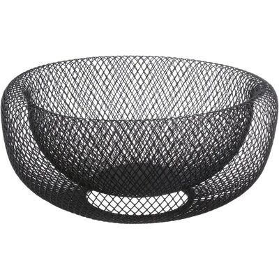 Marke 5five Modell 27 cm Ø 27 cm - Obstschale Schwarz Metall Marke 5five Modell 27 cm Ø 27 cm - Obstschale Schwarz Metall