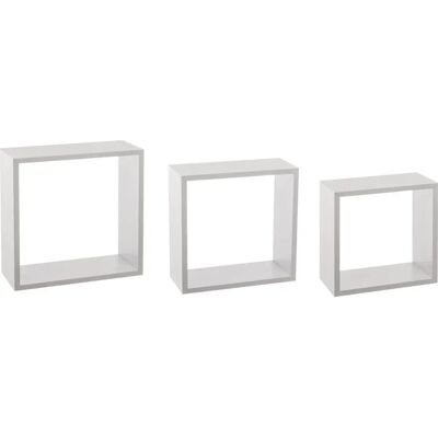 5five Weiße MDF Wandregale - 3 Stück 5five Weiße MDF Wandregale - 3 Stück
