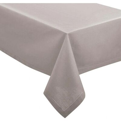 Nappe en coton gris clair Atmosphera 146340B - Nappe - Publicité Nappe en coton gris clair Atmosphera 146340B - Nappe - Publicité