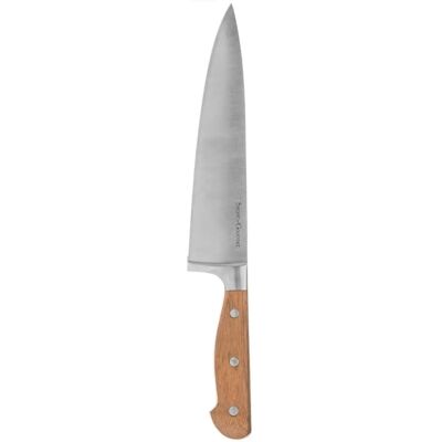 Secret de Gourmet Hout Roestvrij staal Chef's Mes - 21cm Secret de Gourmet Hout Roestvrij staal Chef's Mes - 21cm