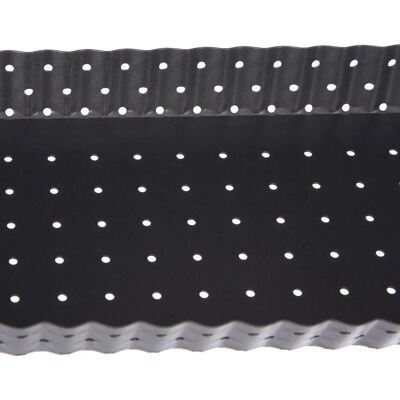 Marke 5five Simple Smart Metallbackform - 35x11cm - Robust & Perforiert Marke 5five Simple Smart Metallbackform - 35x11cm - Robust & Perforiert