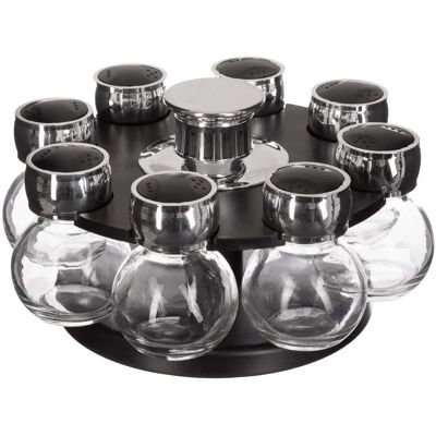 Northix 8x Barattoli per Spezie con Support Rotante - Set di Barattoli per Spezie Northix 8x Barattoli per Spezie con Support Rotante - Set di Barattoli per Spezie