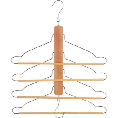 5FIVE Holz Kleiderbügel - 4-stufiger Organizer 5FIVE Holz Kleiderbügel - 4-stufiger Organizer