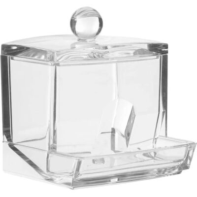 5FIVE Spender für Wattestäbchen - Transparent 5FIVE Spender für Wattestäbchen - Transparent