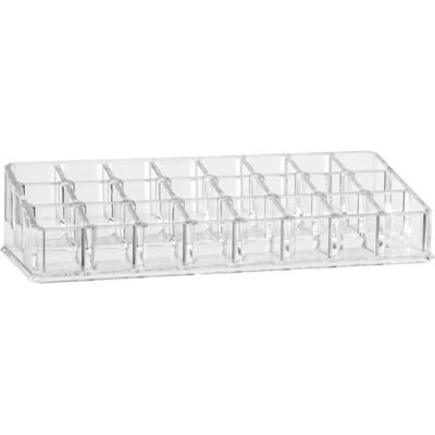 Organizzatore di Trucco Trasparente 5five con 24 Scomparti Organizzatore di Trucco Trasparente 5five con 24 Scomparti